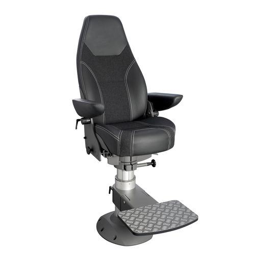 Asiento piloto - 1500 - NorSap AS - para barco / con reposabrazos / ajustable