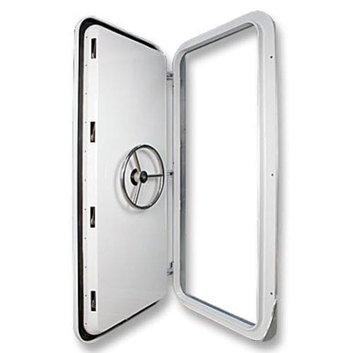 Puerta para yate - 1464 Series - Freeman Marine Equipment - para barco de trabajo / resistente al agua / de acero
