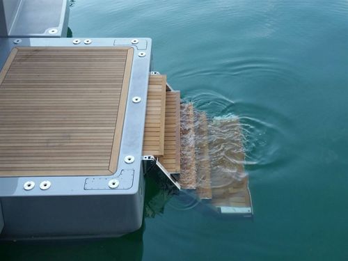 Escalera para barco - 92 WBL  - Pin-craft - telescópica / de embarque / para plataforma