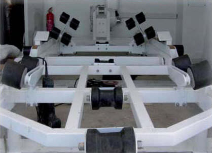 Carro de varada - CR-CN - Pin-craft - para barco de motor