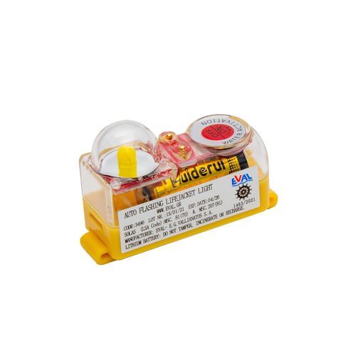 Lámpara de destellos - 03490 - Eval - marina / para chaleco salvavidas / LED