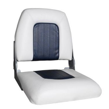 Asiento piloto - 04975-W - Eval - para bass boat / respaldo abatible / 1 plaza