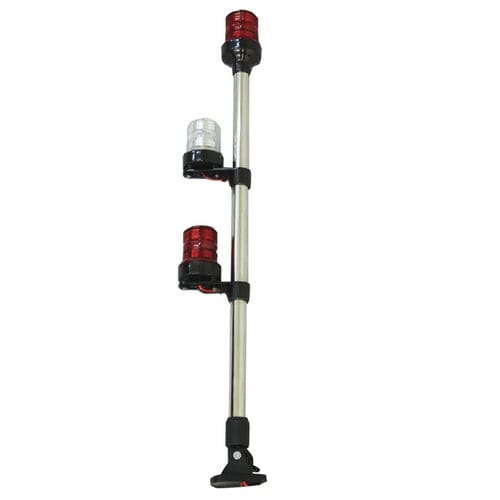 Luz de fondeo para barco - 0231 series - Eval - de incandescencia / tricolor / para mástil
