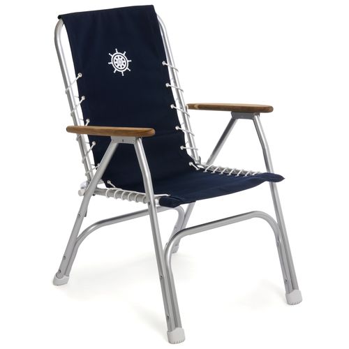Silla estándar para barco - M150 Series - Forma Marine Furniture, LLC. - para yate / plegable / beis