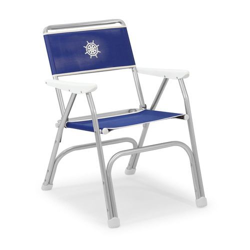 Silla estándar para barco - M100PW - Forma Marine Furniture, LLC. - para yate / plegable / con reposabrazos