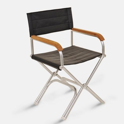 Silla tipo director de cine para barco - A6000T Series - Forma Marine Furniture, LLC. - plegable / blanca / azul