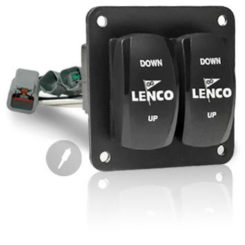 Interruptor para barco - 10222-201D - Lenco Marine - para sistema de trim / mecedor