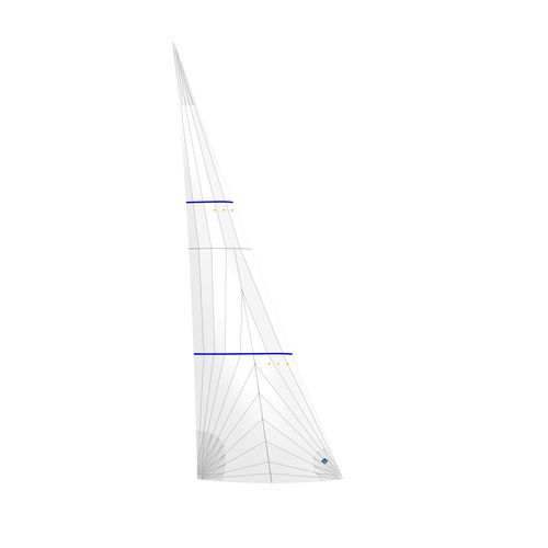 Vela de proa - Solent - Incidence Sails - para velero de regata y crucero / de poliéster