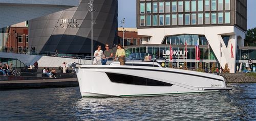 Barco open intraborda - 10 Lounge - DELPHIA Yachts - eléctrico / diésel / con doble consola