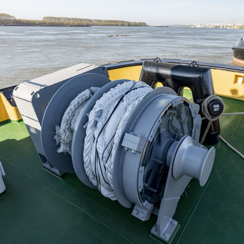 Chigre para buque - Gearbox - Damen Marine Components - de remolcado / motor eléctrico / con motor hidráulico