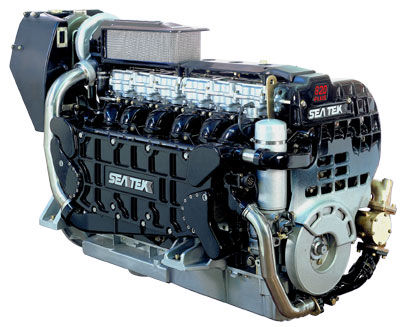 Motor intraborda - 800 PLUS - 780 HP @ 3000 RPM - SEATEK - diésel / para barco profesional / turbo