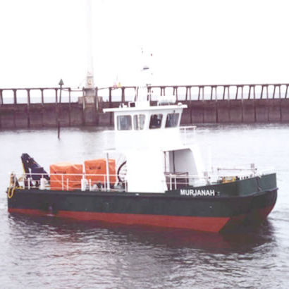 Barco profesional embarcación de recuperación de hidrocarburos - ALN 033 ‘Murjanah’ - Alnmaritec - intraborda / de aluminio