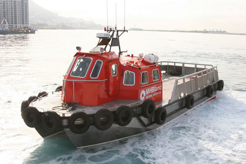 Barco profesional barco de transporte logístico - ALN 086 ‘MHB Swordfish’ - Alnmaritec - hidrojet intraborda / de aluminio