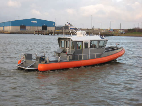 Barco profesional barco de vigilancia - ALN 098 ‘QATABAN’ - Alnmaritec - hidrojet intraborda / embarcación neumática semirrígida