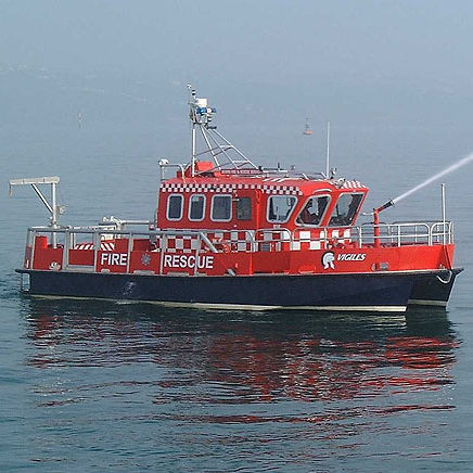 Barco profesional barco de bomberos - ALN 025 ‘Vigiles’ - Alnmaritec - intraborda / de aluminio