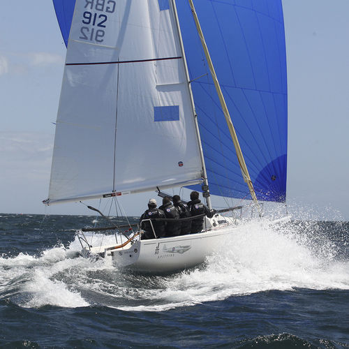 Vela mayor - Ullman Sails - para barco de quilla monotipo de deporte / corte radial / Dacron