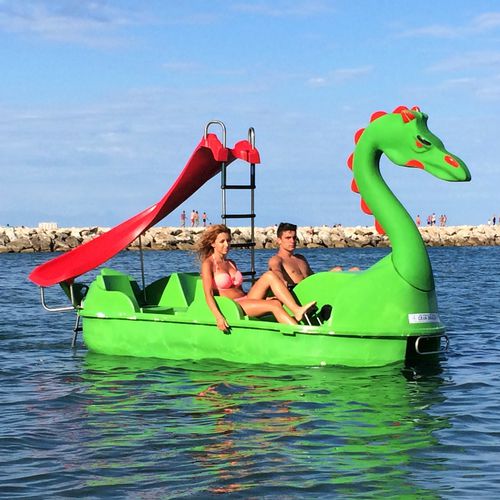 Hidropedal para 4 personas - GRAN DRAGÓN - AVENTURAS AQUATICAS - LA NORIA - comercial / para empresas de alquiler / autovaciante
