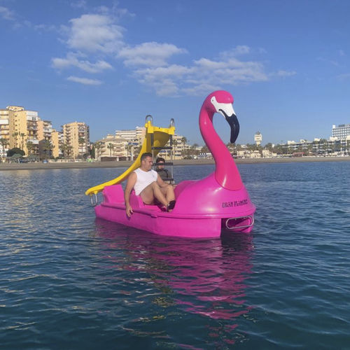 Hidropedal para 4 personas - GRAN FLAMENCO - AVENTURAS AQUATICAS - LA NORIA - de polietileno / para empresas de alquiler / comercial