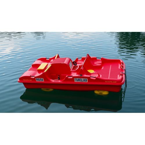 Hidropedal 7 plazas o más - P7P - AVENTURAS AQUATICAS - LA NORIA - de polietileno / rojo / motorizado