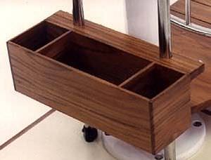 Caja de almacenamiento para barco - Wheel Mounted - TeakFlex - de madera