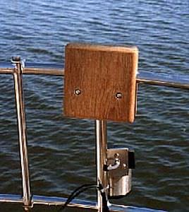 Soporte elevador de motor para barco - Mount - TeakFlex - de balcón de popa