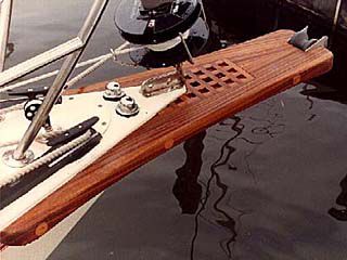 Bauprés para velero - TeakFlex - de teca