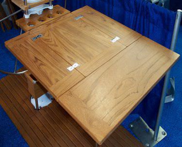 Mesa de cockpit plegable - Leaf - TeakFlex