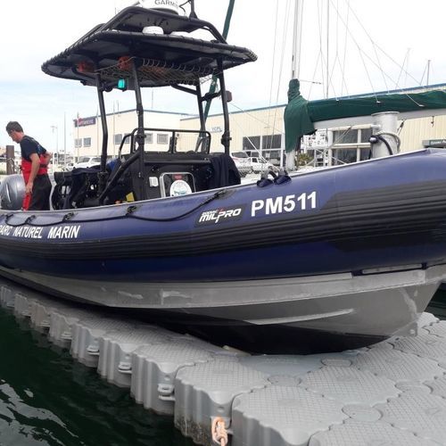 Pantalán flotante - MARINEFLOOR EUROPE - modular / para amarre en seco / para puerto deportivo