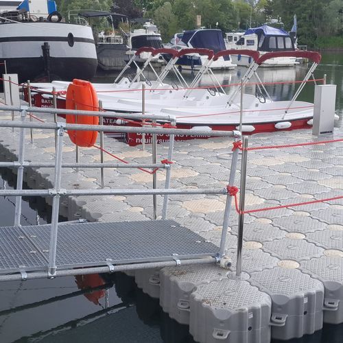 Módulo para pantalán flotante modular - CUBE ECO-SYSTEM - MARINEFLOOR EUROPE - de kit