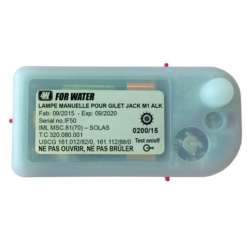 Lámpara de destellos - MANUELLE - Forwater - marina / para chaleco salvavidas / SOLAS