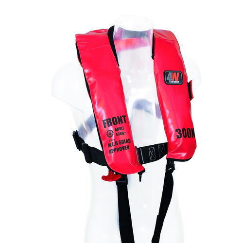 Chaleco salvavidas inflable automático - SOLAS 300N - Forwater - 300 N / unisex / con arnés de seguridad