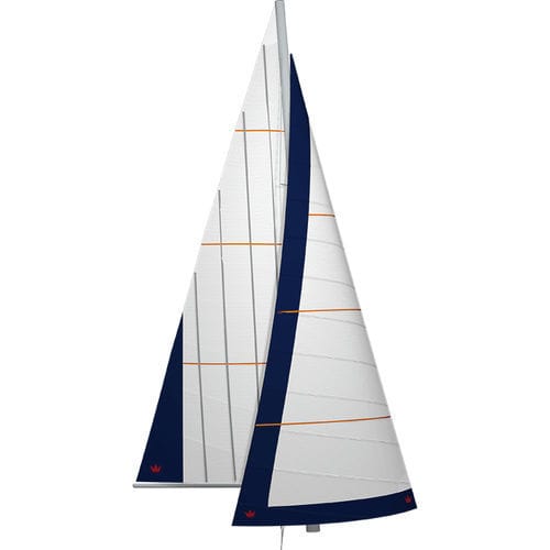 Vela mayor de poliéster tejido - ALISIO - ELVSTRØM SAILS - foque enrollable / para velero de crucero / cross-cut