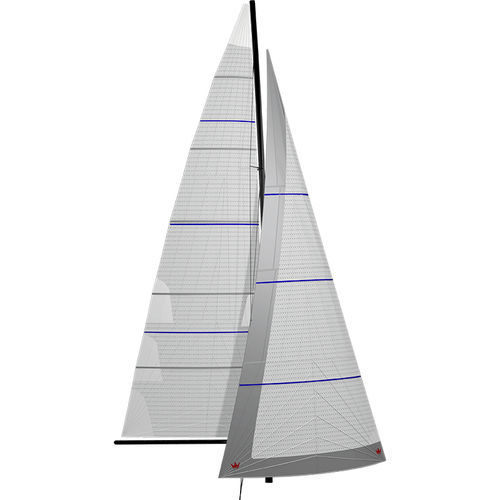 Vela mayor - SOLANO - ELVSTRØM SAILS - para velero de crucero / para velero de expedición / corte radial