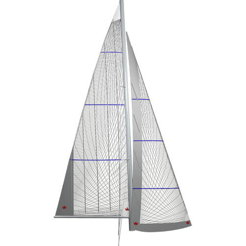 Vela mayor - SOLANO - ELVSTRØM SAILS - foque enrollable / para velero de crucero / para velero de expedición
