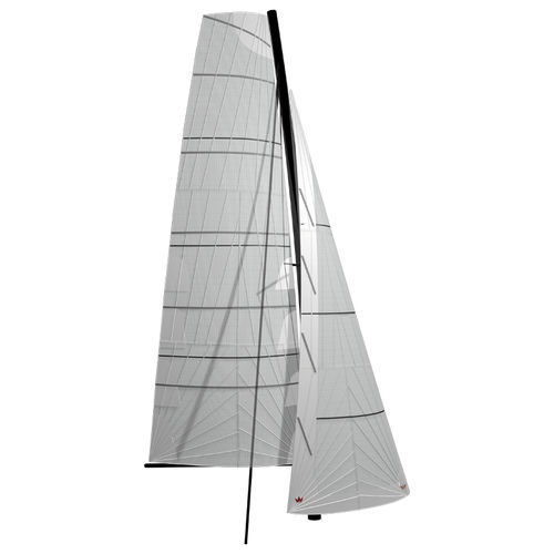 Vela mayor cangreja - KOONAA - ELVSTRØM SAILS - foque enrollable / para multicasco de crucero / corte radial