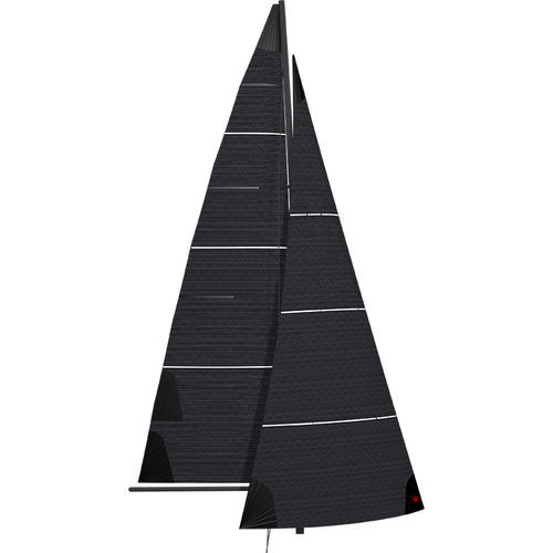 Vela mayor - ZONDA - ELVSTRØM SAILS - génova / para velero de carrera / corte radial