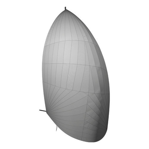 Spinnaker asimétrico - ZONDA - ELVSTRØM SAILS - para velero de regata / corte radial / de nailon