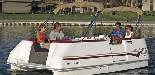Barco pontón eléctrico - 16CS - ElectraCraft - 9 personas máx.