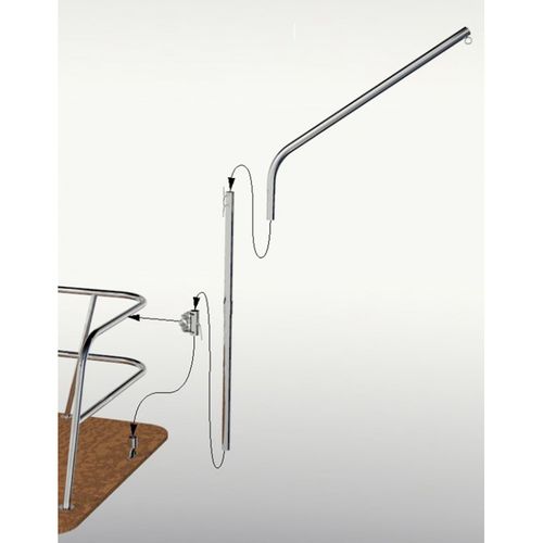 Pescante para velero - 31-MAT-01 - INOX MARINE INNOVATION - manual / pivotante