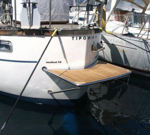 Plataforma fija - INOX MARINE INNOVATION - para barco / a medida