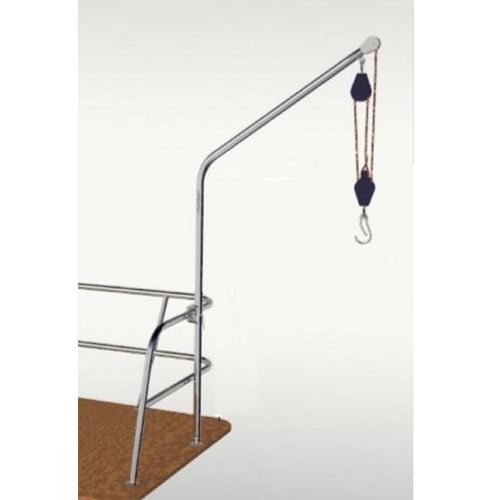 Pescante para velero - 32-MAT-01 - INOX MARINE INNOVATION - manual / pivotante