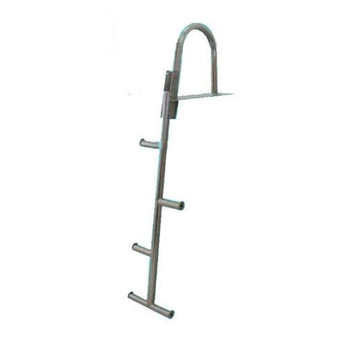Escalera para barco - 42-ECH-4 - INOX MARINE INNOVATION - plegable / para buceo / de acero inoxidable
