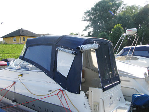 Cierre de cockpit a medida - Nauti Sattler - para barco a motor