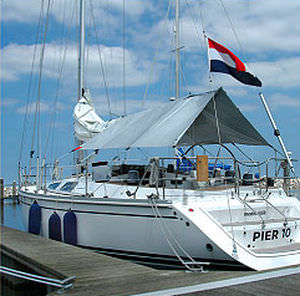 Toldo para velero - BP101 / BP111 / BP121 / BP102 / BP112 / BP122 - Blue Performance - para caseta del timón