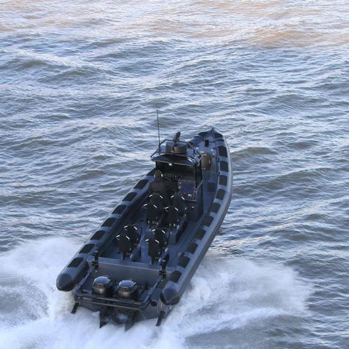 Barco profesional fueraborda - MR-1050 COMMANDO - Madera Ribs - embarcación neumática semirrígida
