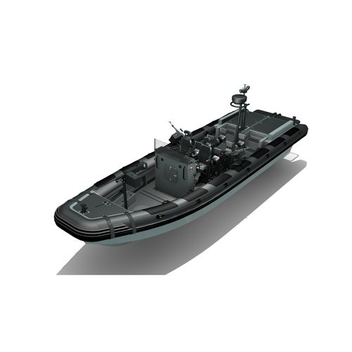 Barco profesional intraborda - MR-1050 AIRDROP - Madera Ribs - diésel / embarcación neumática semirrígida