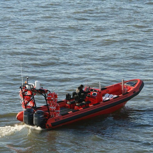 Barco profesional barco de salvamento - MR-1000 - Madera Ribs - hidrojet intraborda / embarcación neumática semirrígida