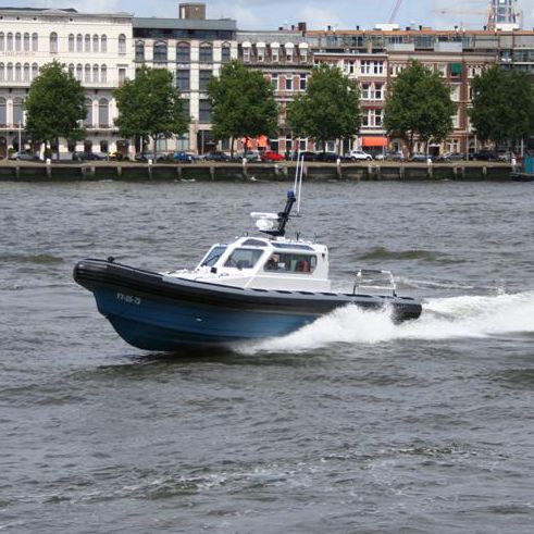 Barco profesional barco de vigilancia - MRCD1150 - Madera Ribs - intraborda / diésel / embarcación neumática semirrígida