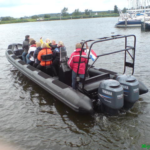 Barco profesional barco turístico - MR-1000 TOURIST - Madera Ribs - fueraborda / embarcación neumática semirrígida