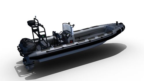 Barco profesional barco utilitario - MR900 - Madera Ribs - fueraborda / embarcación neumática semirrígida